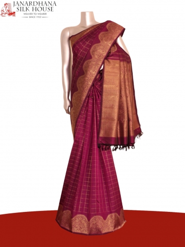 Handloom Wedding Kanjeevaram Silk Saree